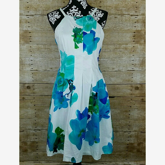 Calvin Klein Fit and Flare Dress - Picture 2 of 4